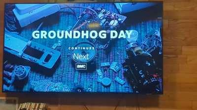 Was watching Groundhog Day when...