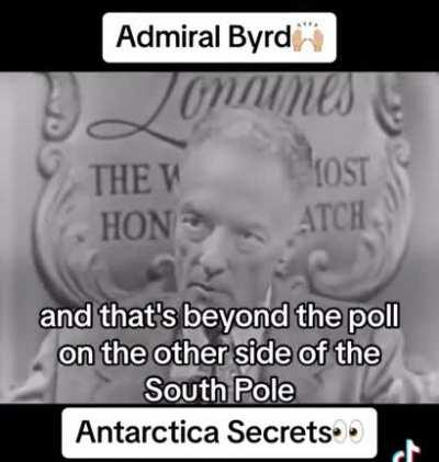 Admiral Richard E. Byrd Reveals Antarctica Secrets: There is enough COAL to supply to the whole world