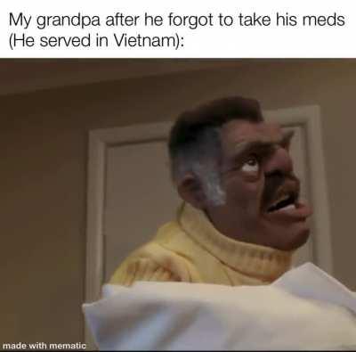 Grandpa no!