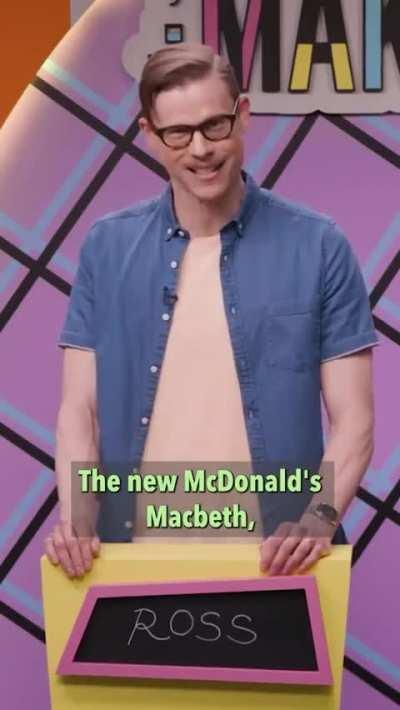 The all-new McDonald's Macbeth