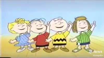 Peanuts and Gang say”Happy Saturday”