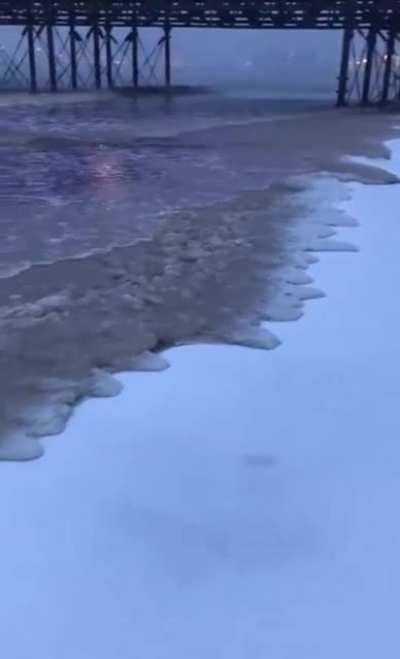 🔥 Water freezing on impact