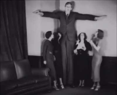 Robert Wadlow, the tallest human in recorded history