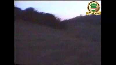 attack on a Russian position somewhere in Chechnya 2000