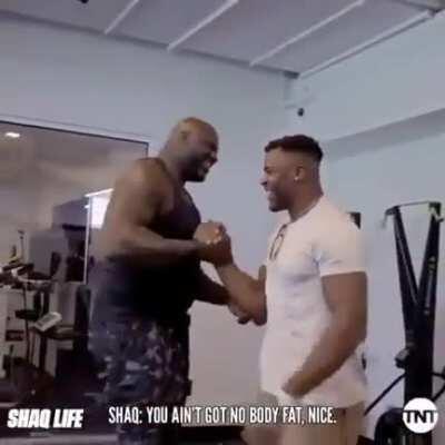 Francis meets Shaq