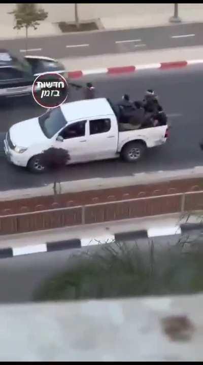 Van with terrorists entered Sederot