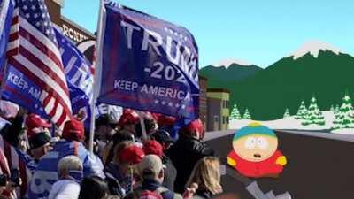 Share with all your Trump supporters, Trump Rally in South Park! [OC]