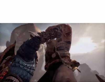 Kratos and Atreus fighting Baldur with Sing for the Moment/Dream On Mashup but now in HD