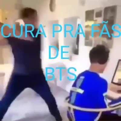 A cura para fã de BTS