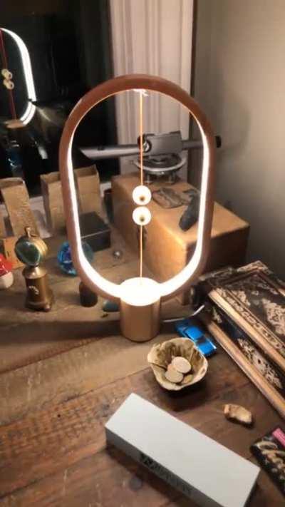 This lamp and it’s magnetic switch.