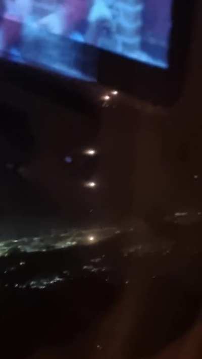 Filmed this while flying to Dubai last night