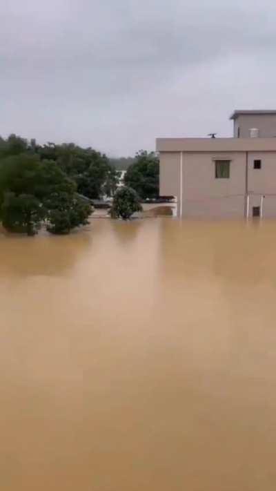 New footage Massive floods due to extreme rainfall in Guangdong, China 🇨🇳 (21.04.2024)