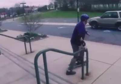 danny mcbride learns how to skateboard