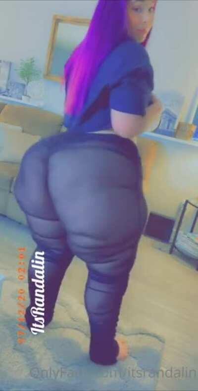 Thicc booty see through pants