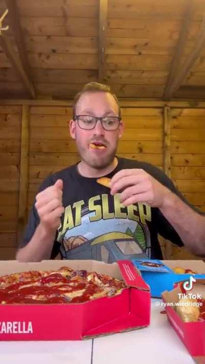 He eats ketchup with nearly every meal - including veggies