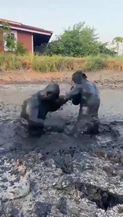 Mud Boxing