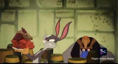 Browngardt.......... what had you done to Bugs Bunny?