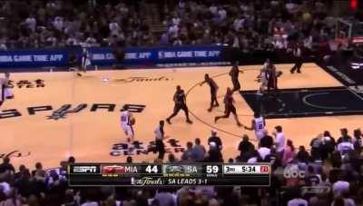 “Blocked by Splitter! Mills for three! Mills (for three again) bang! Ginobili - puts it in, what an avalanche from San Antonio!” (2014 NBA Finals, Game 5)