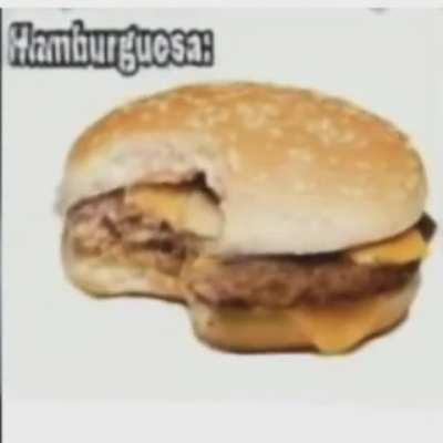 Una hamburguesa