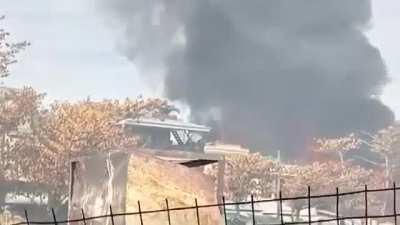 Arakan Army (AA) Observe Myanmar Junta Air Force Bombing Pauktaw and Snipe at an Enemy Barge