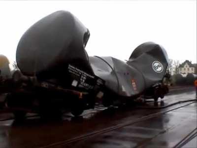 Railroad tank vacuum implosion - ouch