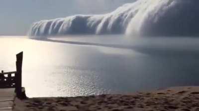 Roll clouds at Lake Michigan