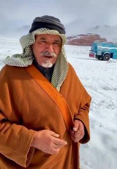 Snow in Saudi-Arabia