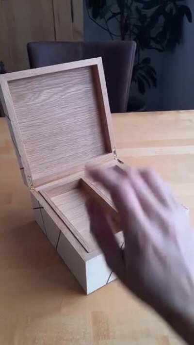 its oddly satisfying and rewarding to watch that inlet slide into a veneered box i made