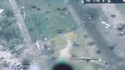 Russian artillery attacks a Ukrainian assault group. The assault group uses a M1117 ASV as transport.