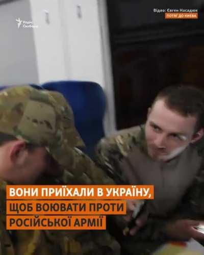 The first volunteers from Great Britain arrive in Ukraine