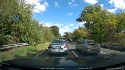 NYC Crash Scam Caught On Outrageous Dashcam Video