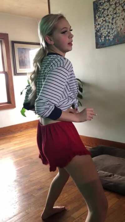 Jordyn Jones doing what she does best