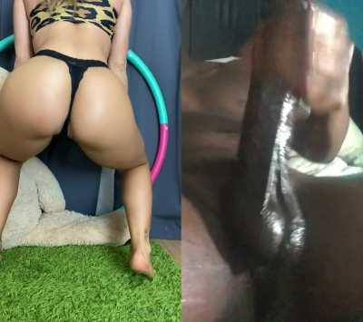 Tight Latina twerking w/ a BBC