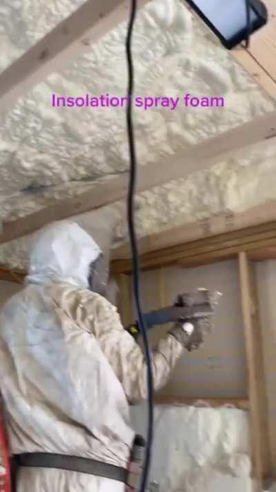 Insulation spray foam