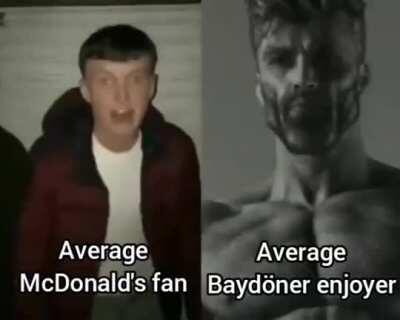 Kızlarla yakınlaşamak için McDonald's alan Virgin VS. Agalarla Baydöner yemeye giden Chad