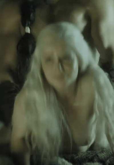 Emilia Clarke getting ravaged is probably the hottest moment in TV history