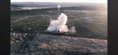 Russian blogger shooting at a BMP-2 with Javelin