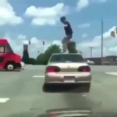 Please don't dance on people cars