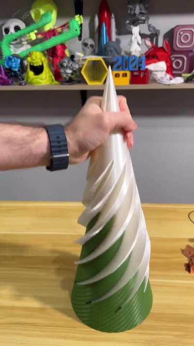 3d printing a swirling tree