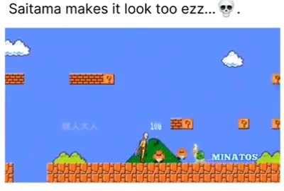 Saitama in Mario World
