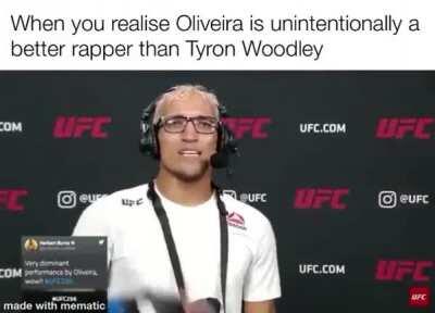 The best rapper in the UFC.