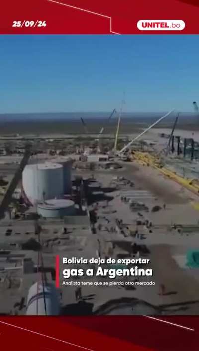 Informe de la TV Boliviana sobre el cese de exportación de gas a Argentina 