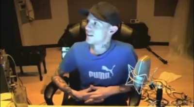 Deadmau5 gets a random message from a 17 year old boy who wrote and provided vocals to an unreleased song. Deadmau5 decides to react to it on stream, is absolutely blown away, and instantly signs the kid. The song was eventually released and is one of dea