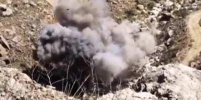 IED blasts off a pakistani Army Vehicle in Balochistan province 