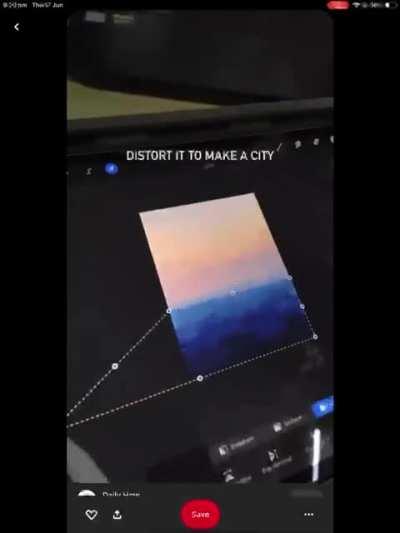 Easy city scape sunset drawing tutorial (sorry for bad vid quality)