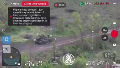 Another video of russian attack on Solovyove village. 3 T-90M were involved, 1 was disabled.