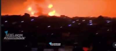 Airstrike in Beirut, Lebanon by Israeli Airforce