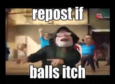 balls itch