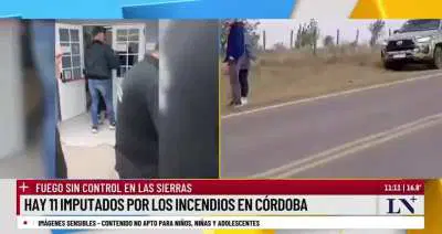 Detenido por los incendios en Córdoba: &quot;Me mandaron y me pagaron&quot;