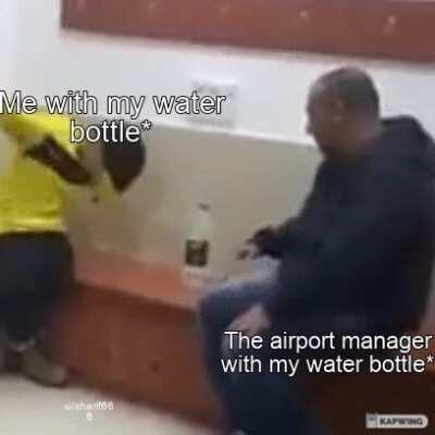 Those airport guys are rude af